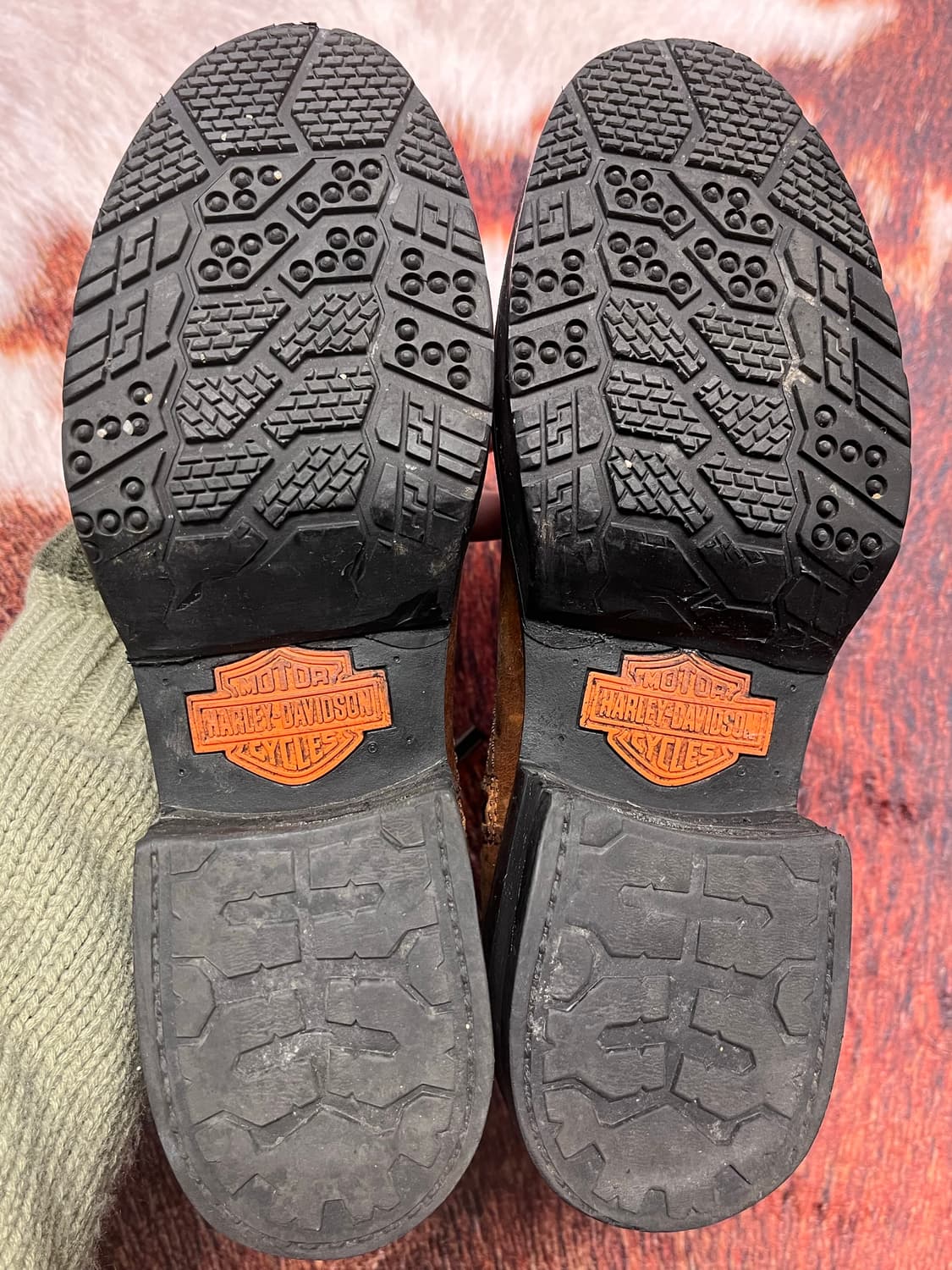 [260] 할리데이비슨 빈티지 스카우트 모터사이클 부츠 브라운 상품이미지5