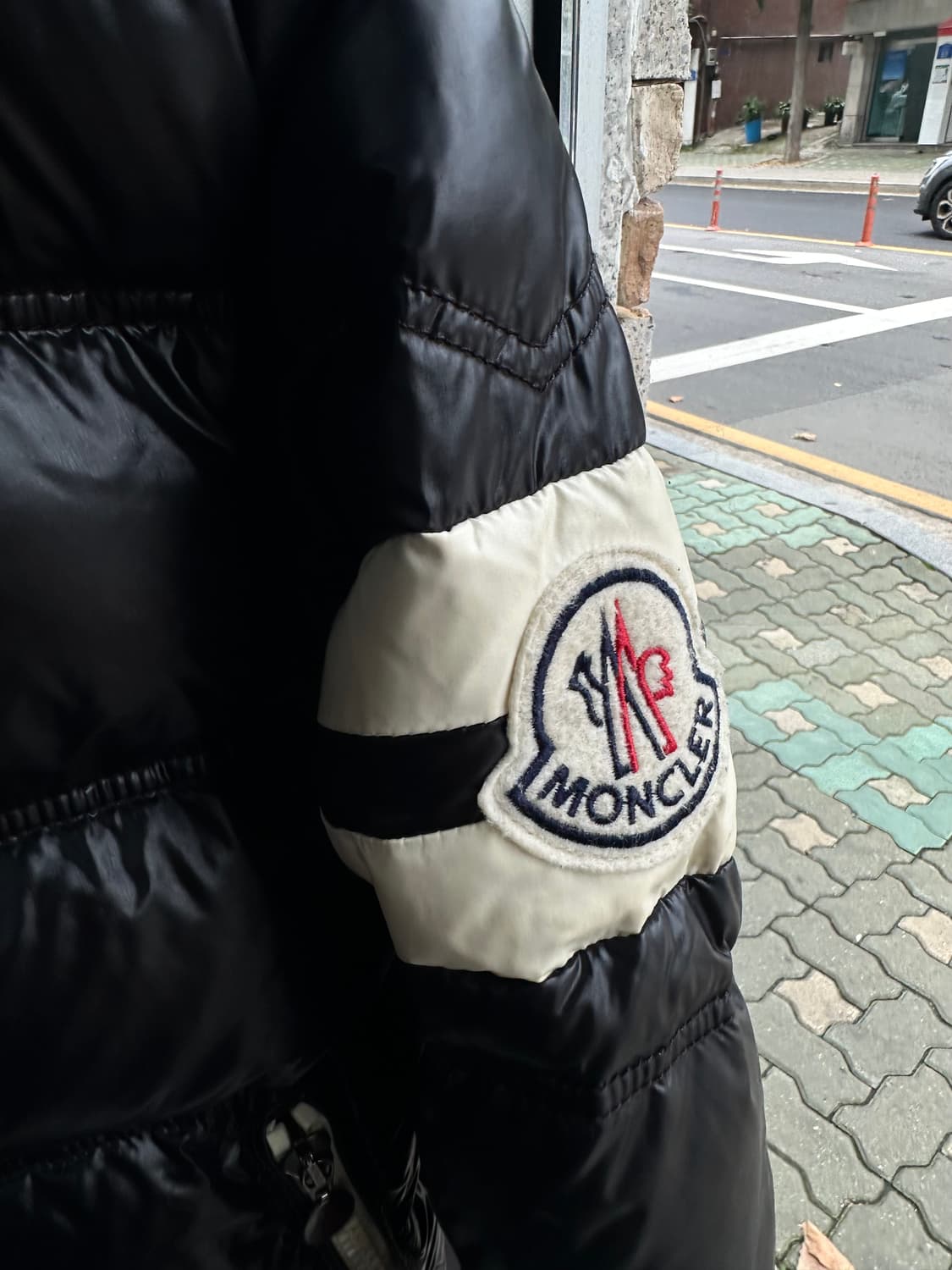 90~95/ 몽클레어 00s 아카이브 패치로고 패딩 상품이미지5