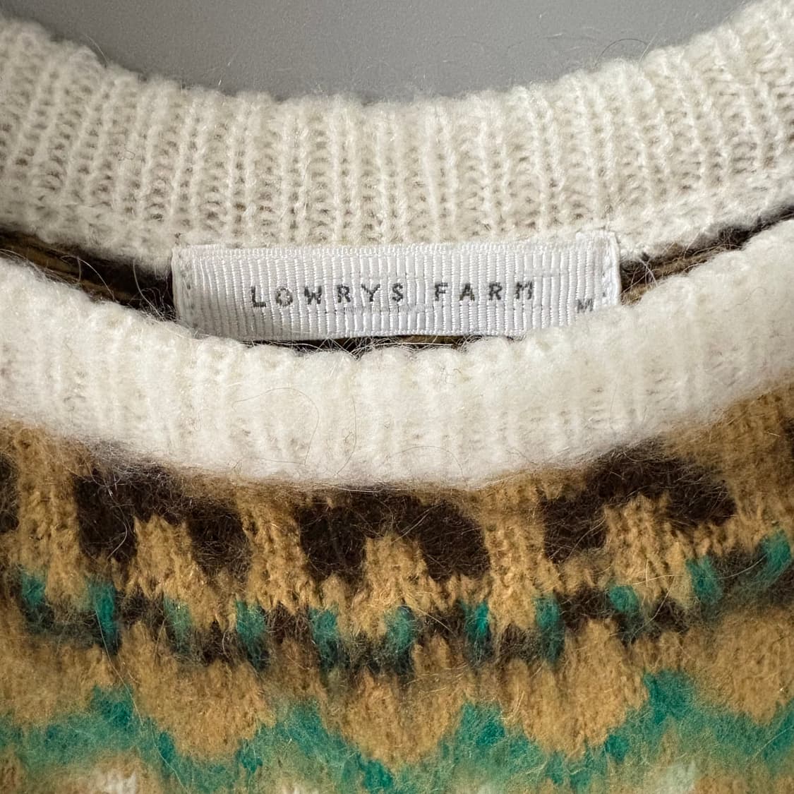 Lowrys Farm white knit one-piece  상품이미지5