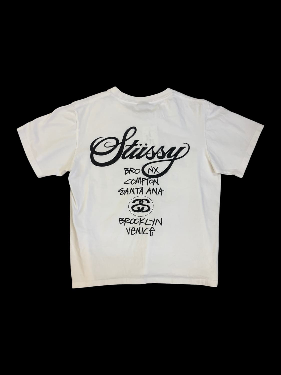 스투시 월드투어 로고 반팔 티셔츠 상품이미지1