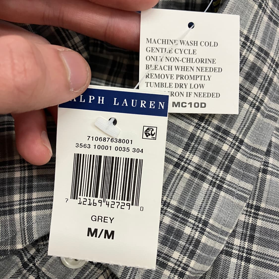 N125 폴로 체크셔츠 상품이미지5