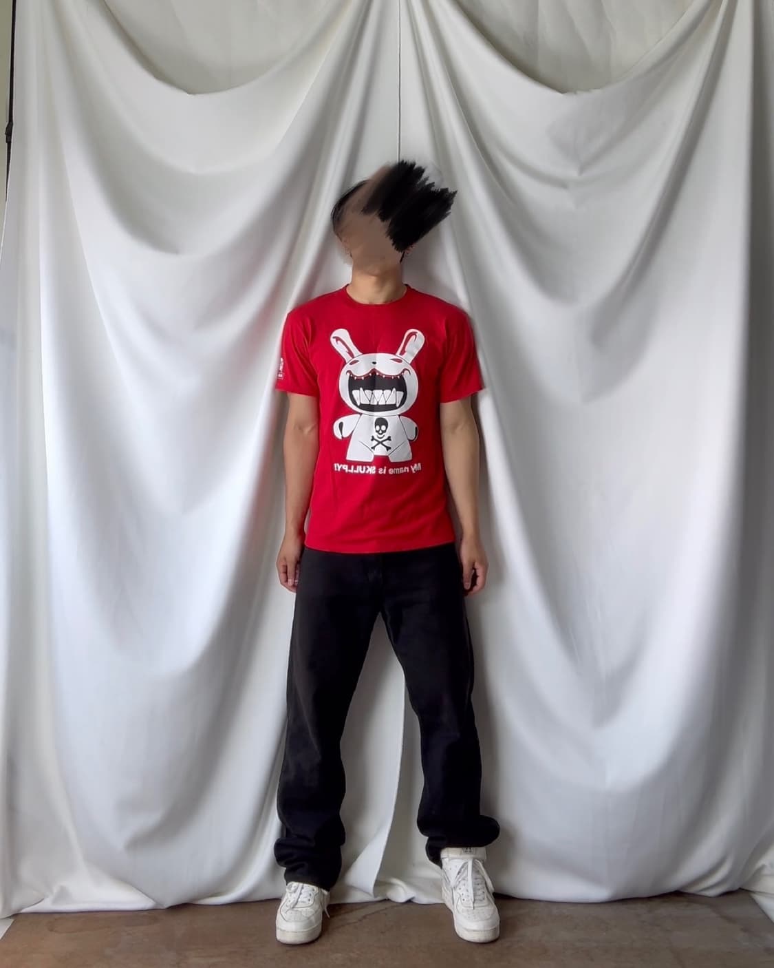 skull ny 스컬 엔와이 토끼 프린팅 반팔 상품이미지1