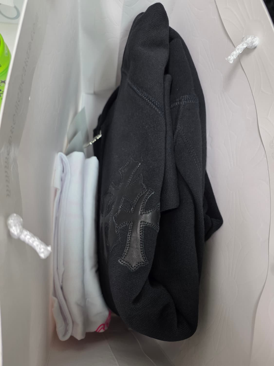 크롬하츠 크로스패치 후드집업 상품이미지1