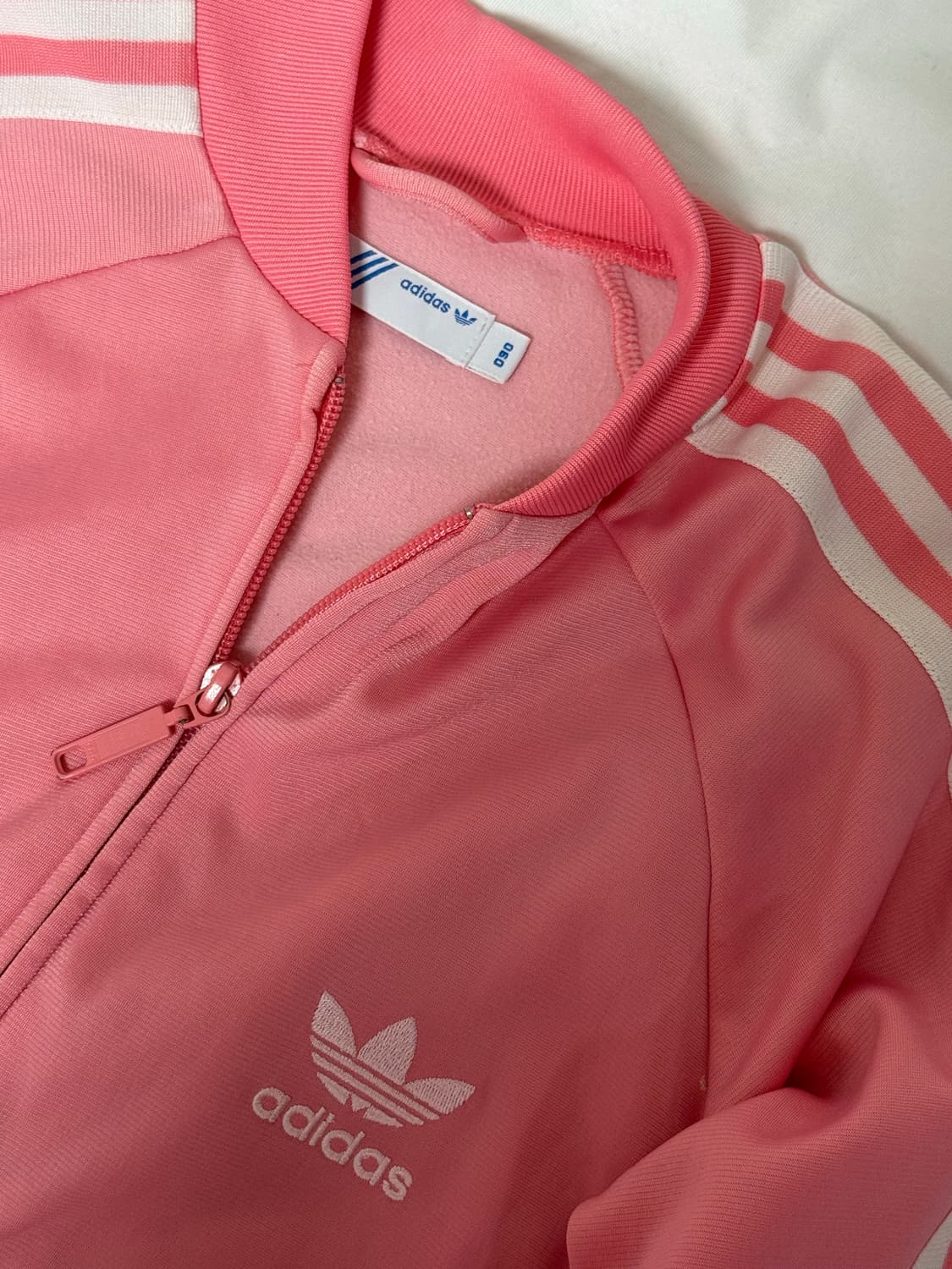 아디다스 딸기우유 핑크 세미크롭 져지 상품이미지4