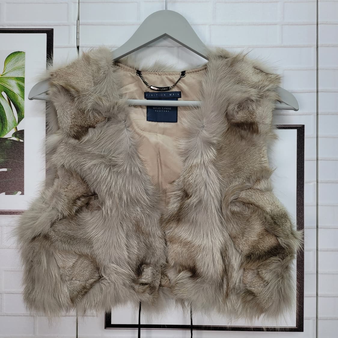 MOJO.S.PHINE 모조에스핀 여우털 베스트 조끼 S사이즈 상품이미지2
