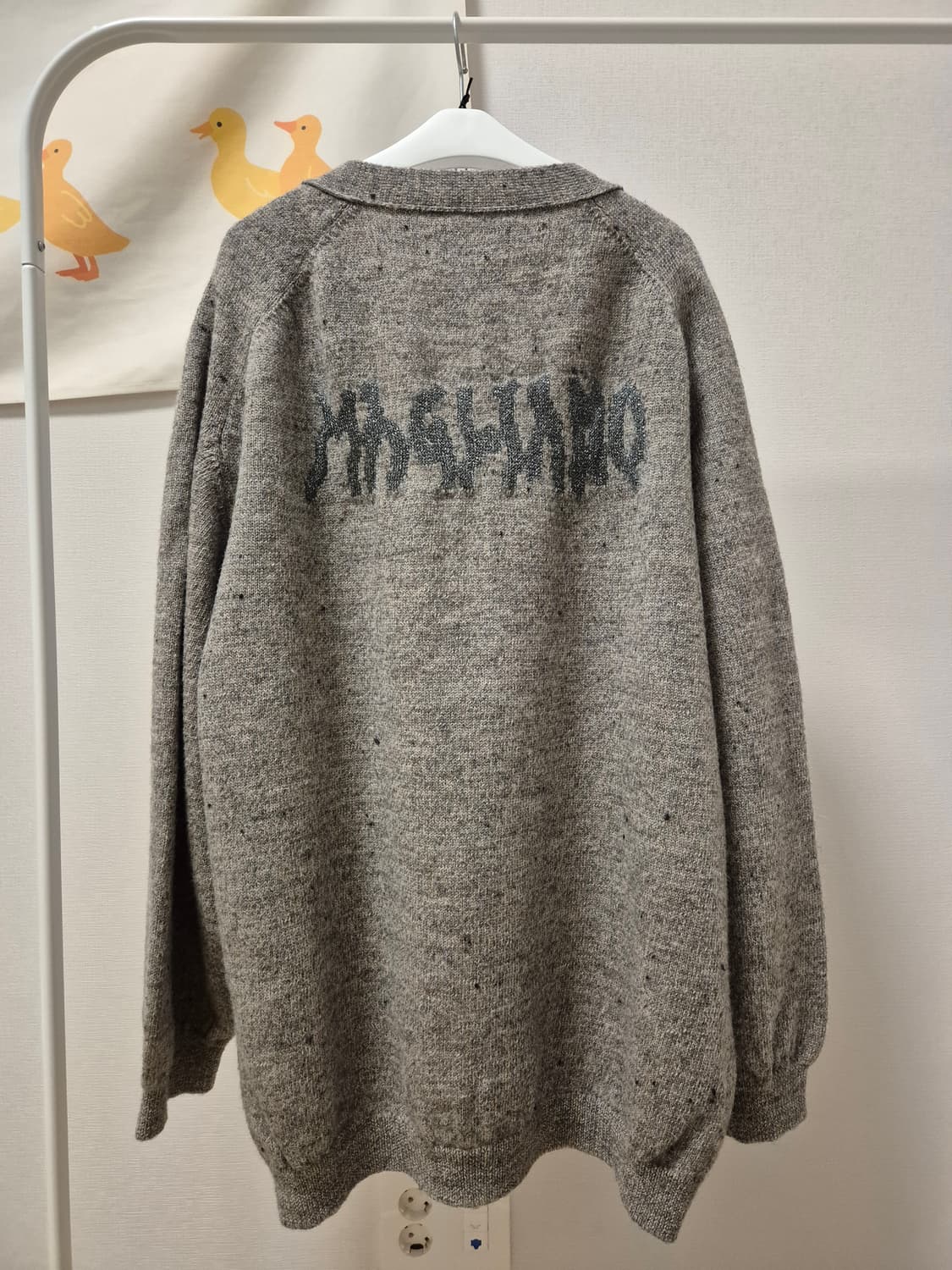 24 FW 마리아노 그랜파 가디건 그레이 M(컬렉션 제품) 상품이미지1