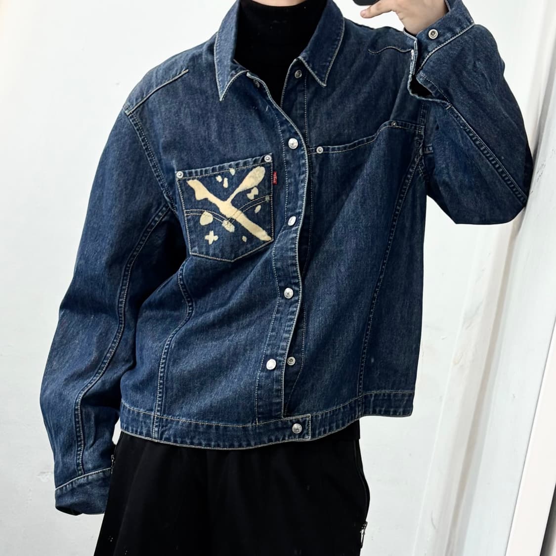 리바이스 엔지니어드 페인팅 데님 트러커 자켓 상품이미지2
