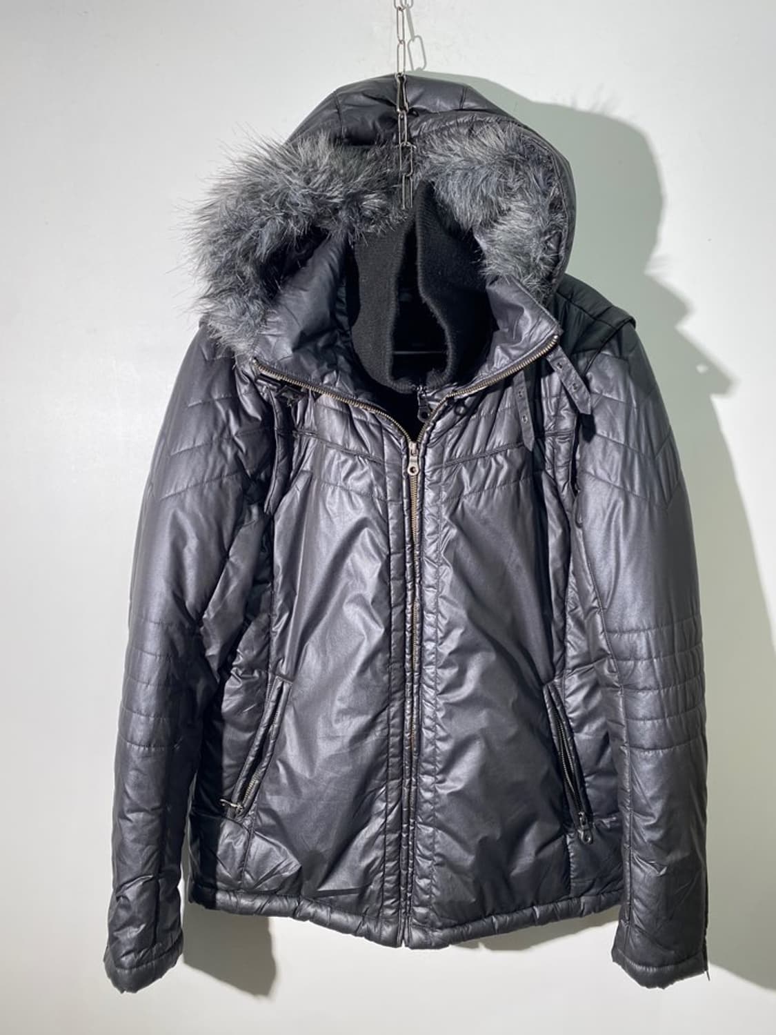 mossimo 트랜스폼 퍼 후드 패디드 자켓 상품이미지2