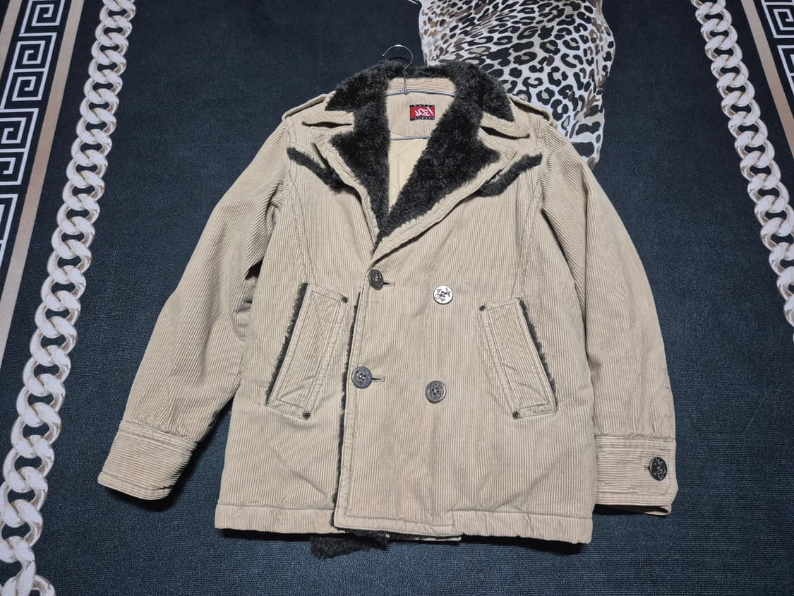 00's 마자플라바 코듀로이 셰르파 라인드 랜치 코트 M 상품이미지1