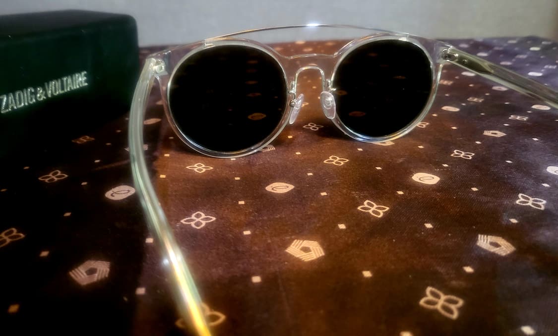 [미사용 새상품] 쟈딕앤볼테르  투톤 실버 미러선글라스 상품이미지6