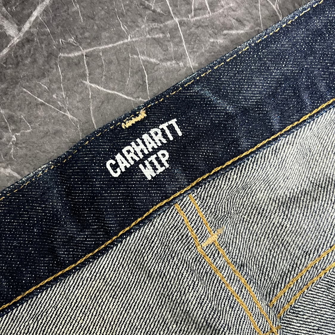 칼하트 WIP 스트레이트 셀비지 데님 팬츠 상품이미지6