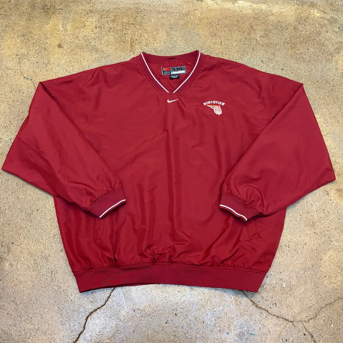 00s 미국 빈티지 나이키 농구 풀오버 바람막이   상품이미지1