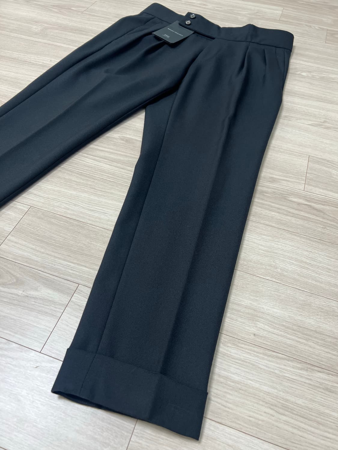 PT01 / 고스트 프로젝트 블랙 울 팬츠/46 상품이미지4