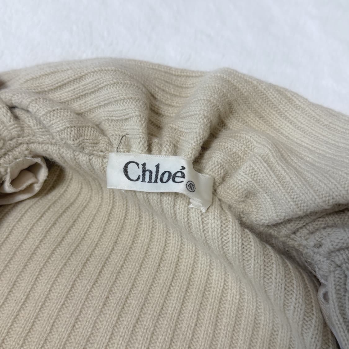 Chloe 끌로에 울 머플러 니트 가디건 상품이미지5