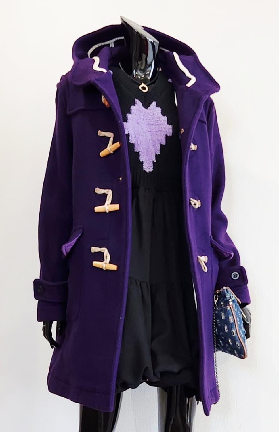 보라색 떡볶이코트  상품이미지1