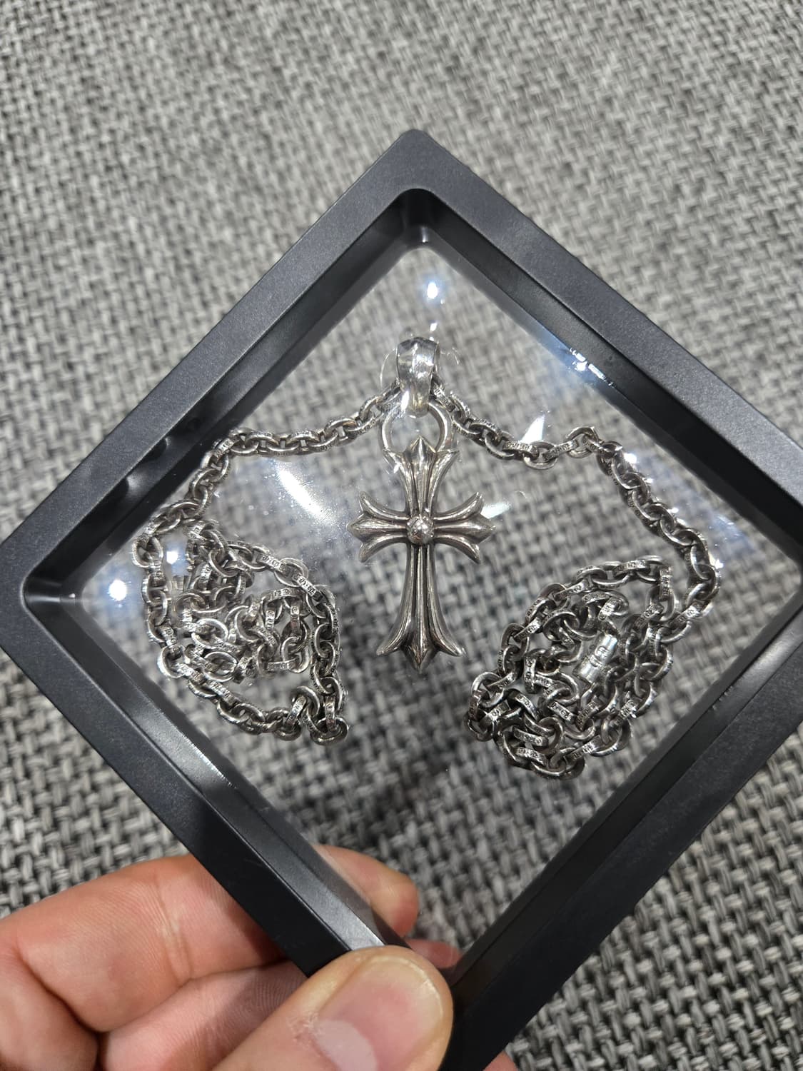 크롬하츠 크로스위드베일X페이퍼체인(정품) 상품이미지1