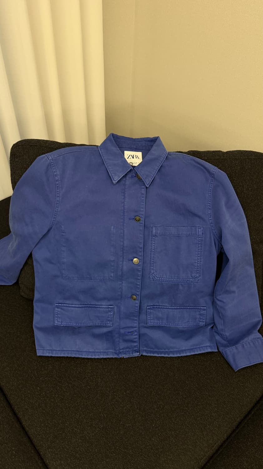 자라 워크자켓 블루 상품이미지2