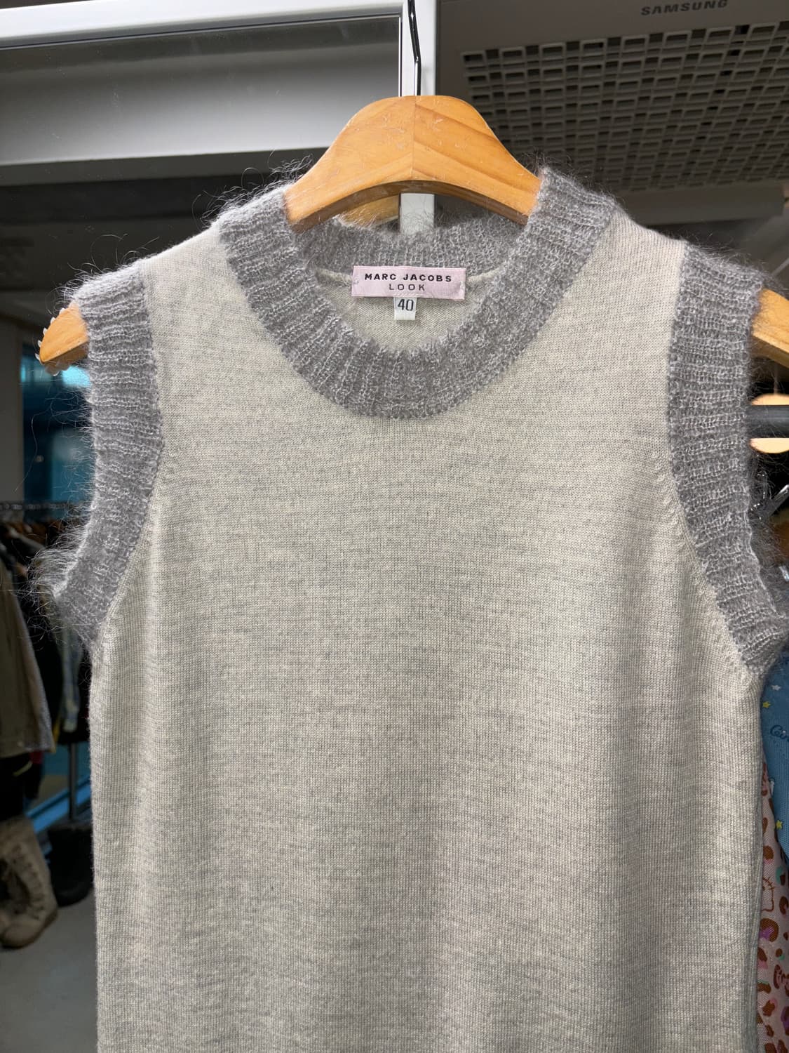 마크 제이콥스 룩 모헤어 가디건,베스트 상품이미지5