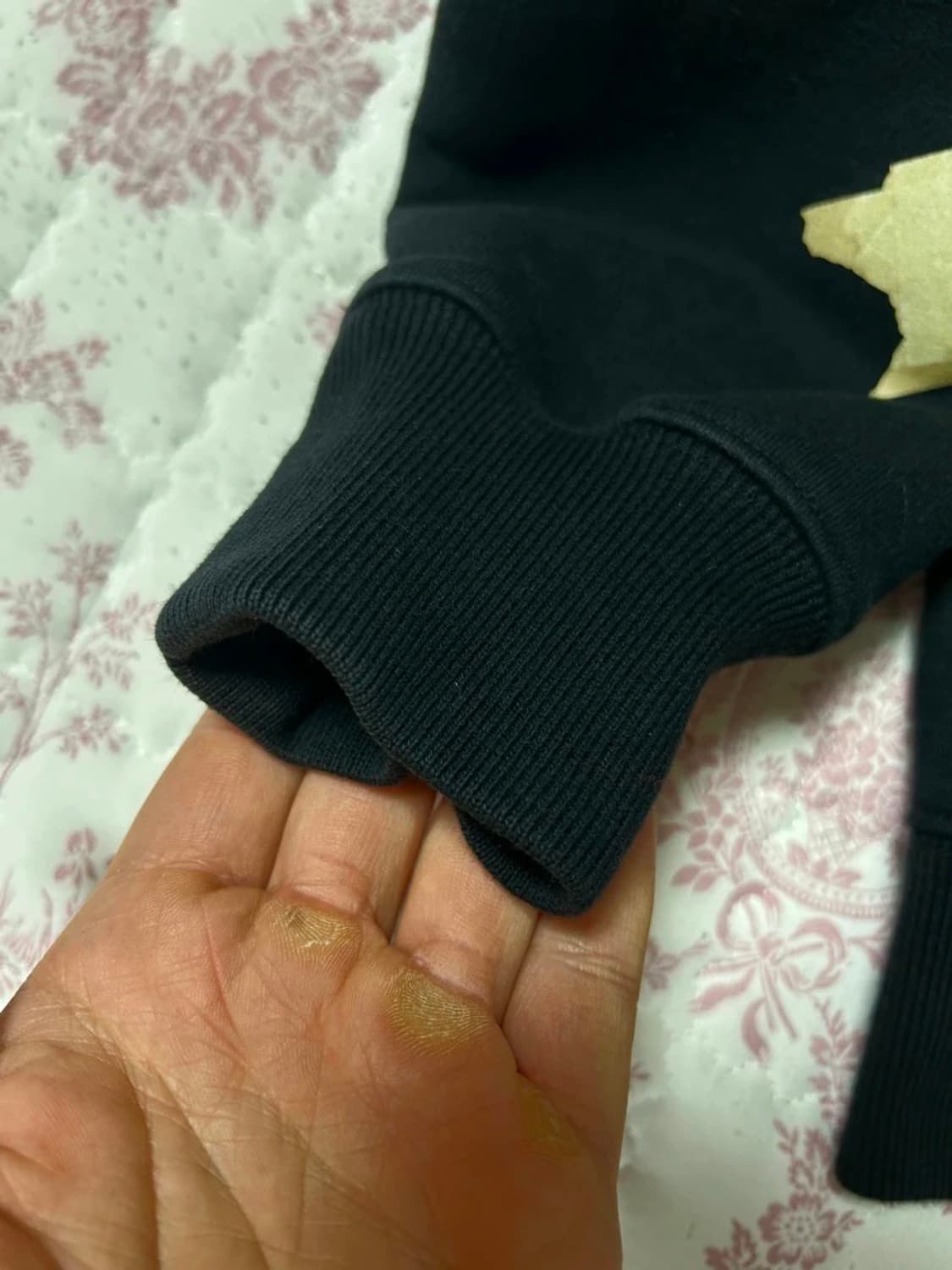 정품 오프화이트 애로우 테이프 후드티 90-S 블랙 상품이미지6