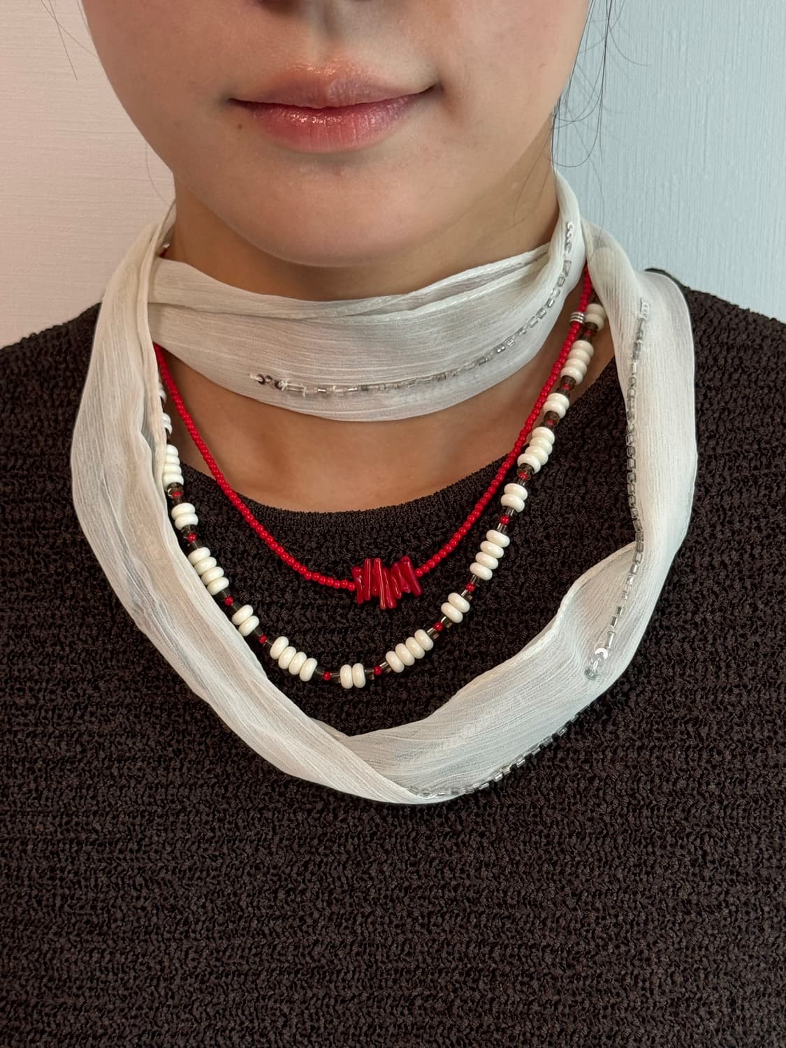 Lucky Red Necklace 상품이미지3