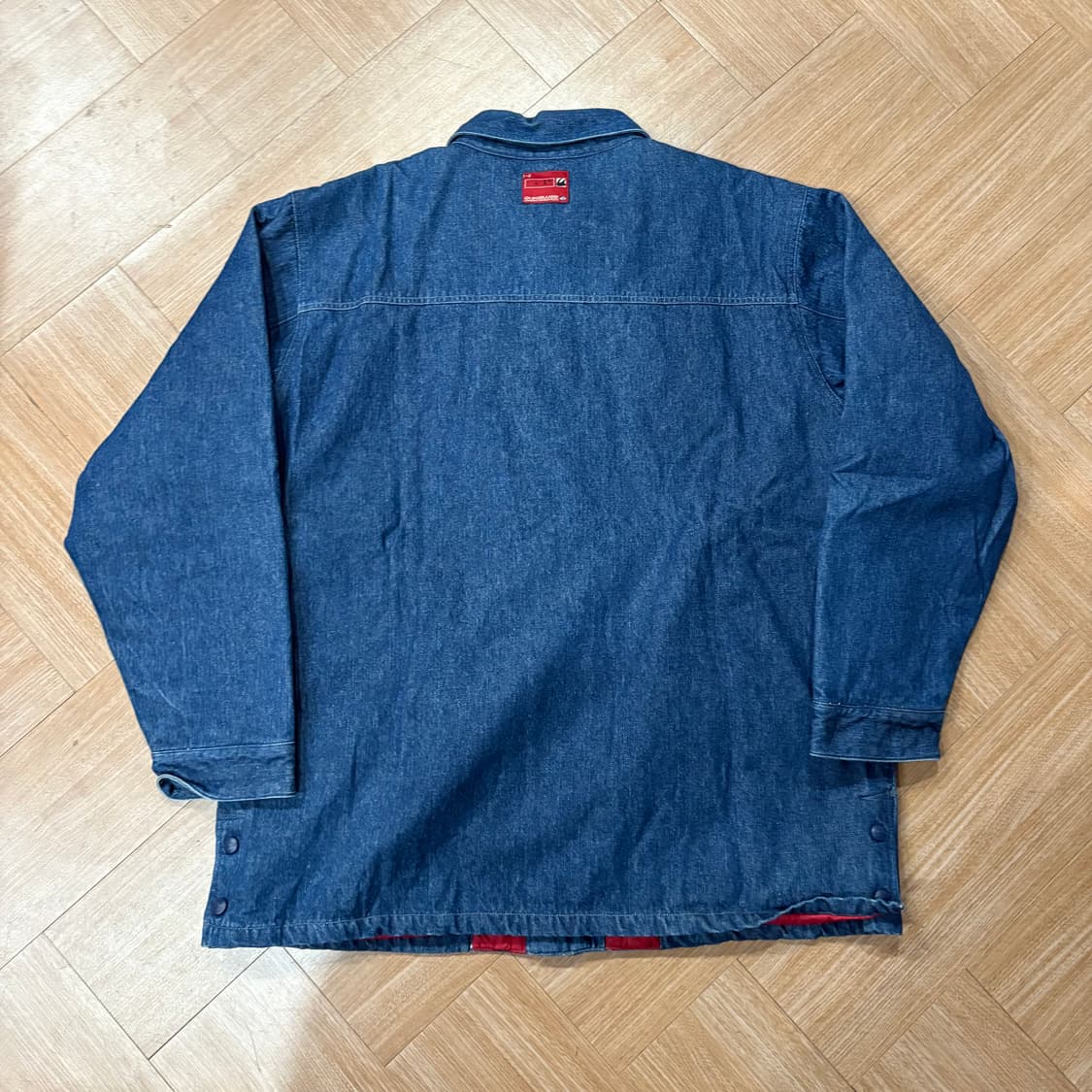 00s 퀵실버 퀼팅 데님 초어자켓 상품이미지5
