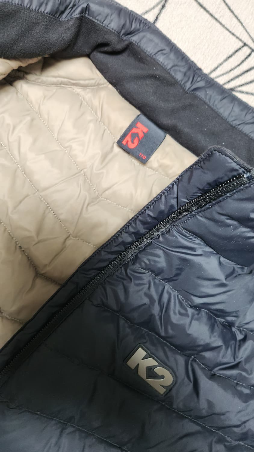 지금 입기 딱 좋은 남성 K2 남성 초경량 패딩 110사이즈 상품이미지5