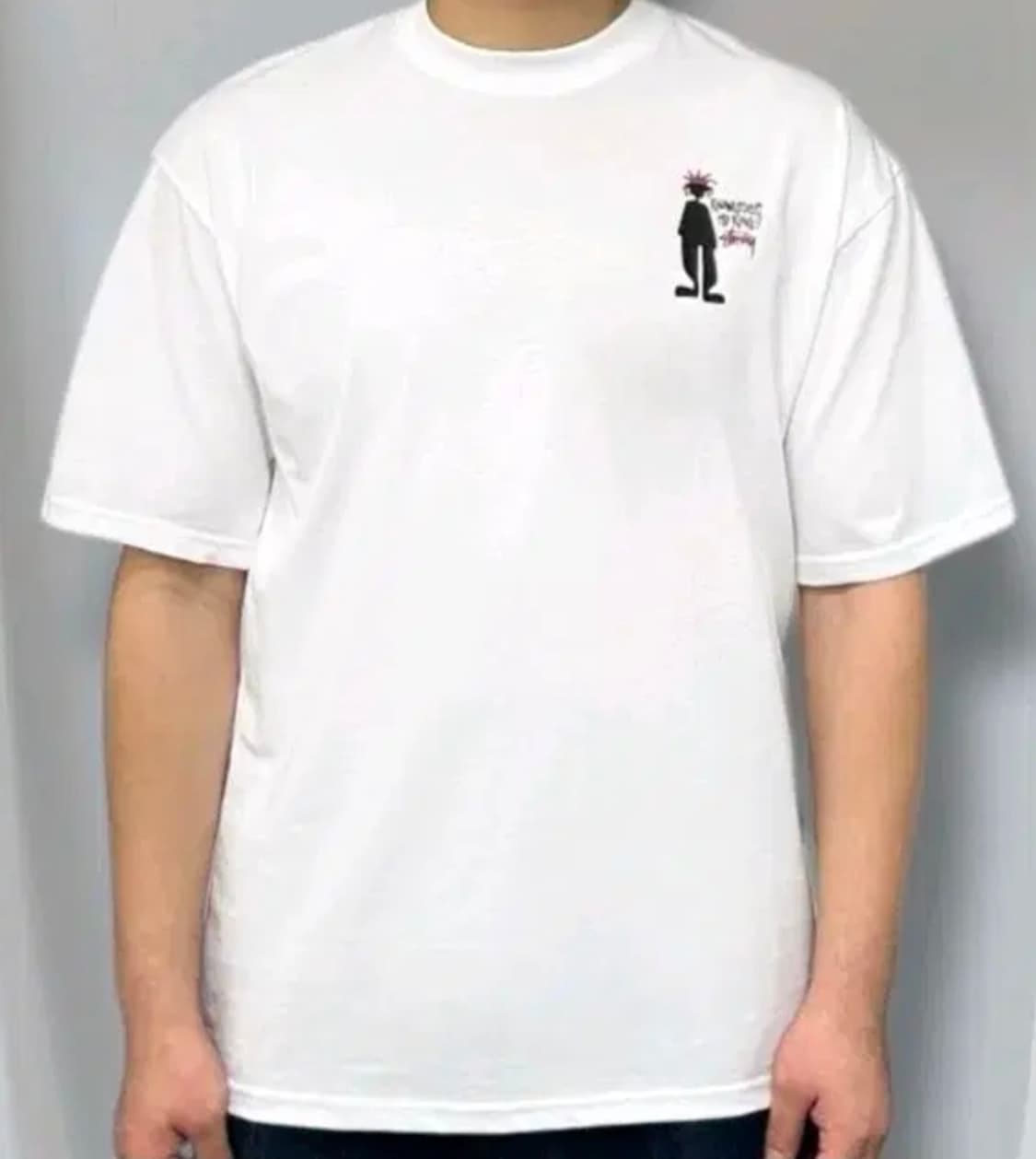 스투시 반팔 티셔츠 스트릿 무드 상품이미지1