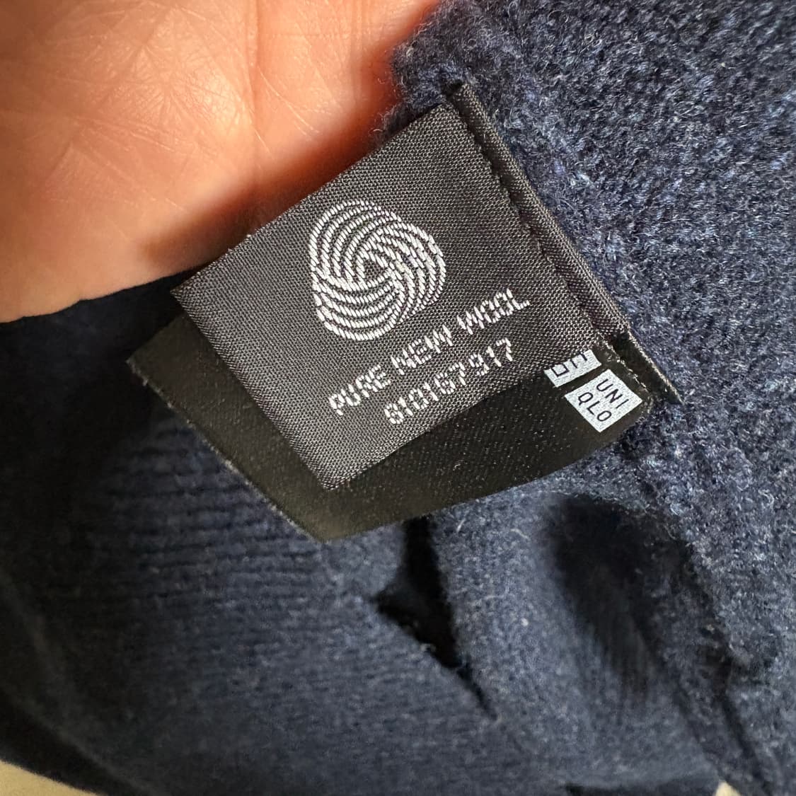 유니클로 램스울 가디건 / 네이비, XL 상품이미지8