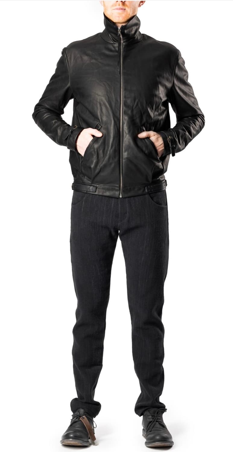 M.A+ Bomber leather Jacket  상품이미지5