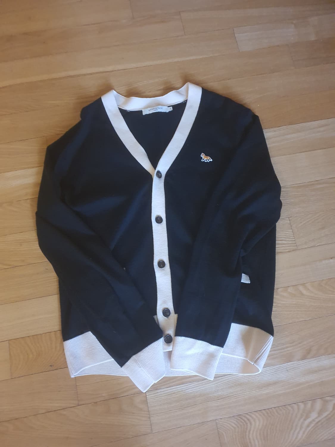 메종 키츠네 베이비폭스 울 가디건 m 상품이미지2