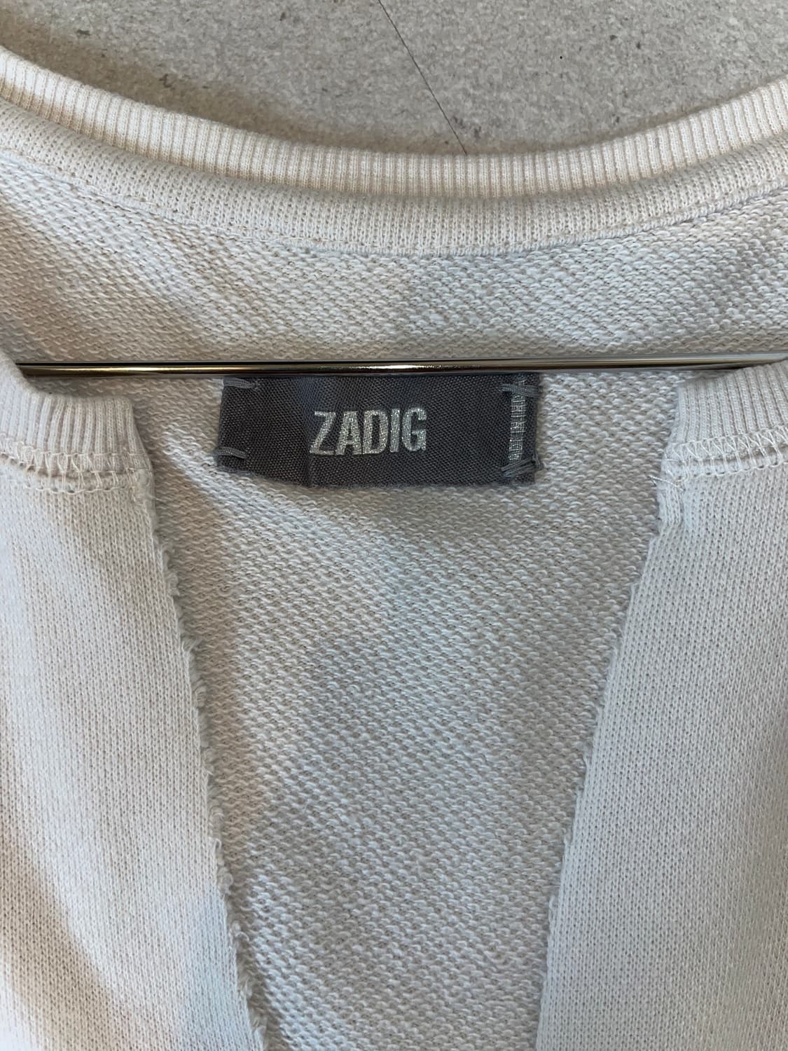 Zadig&voltaire 쟈딕 앤 볼테르 스컬 큐빅 슬리브리스 상품이미지6
