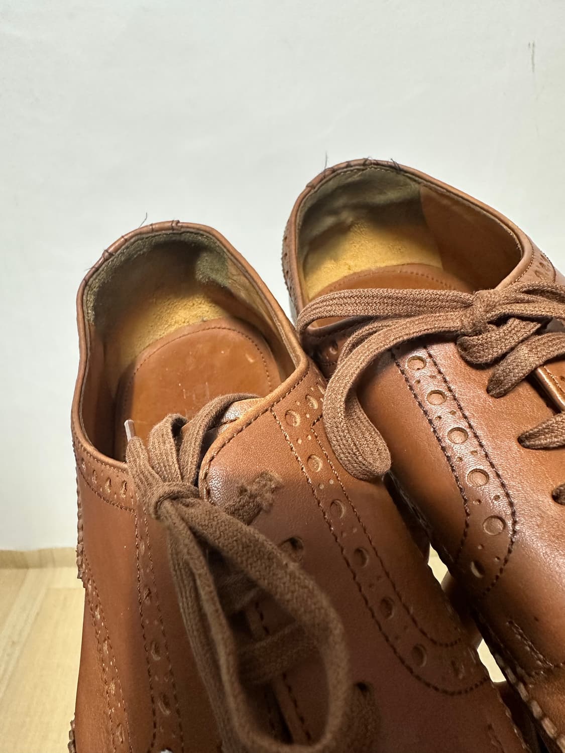 프라다 레이스업 윙팁 상품이미지7