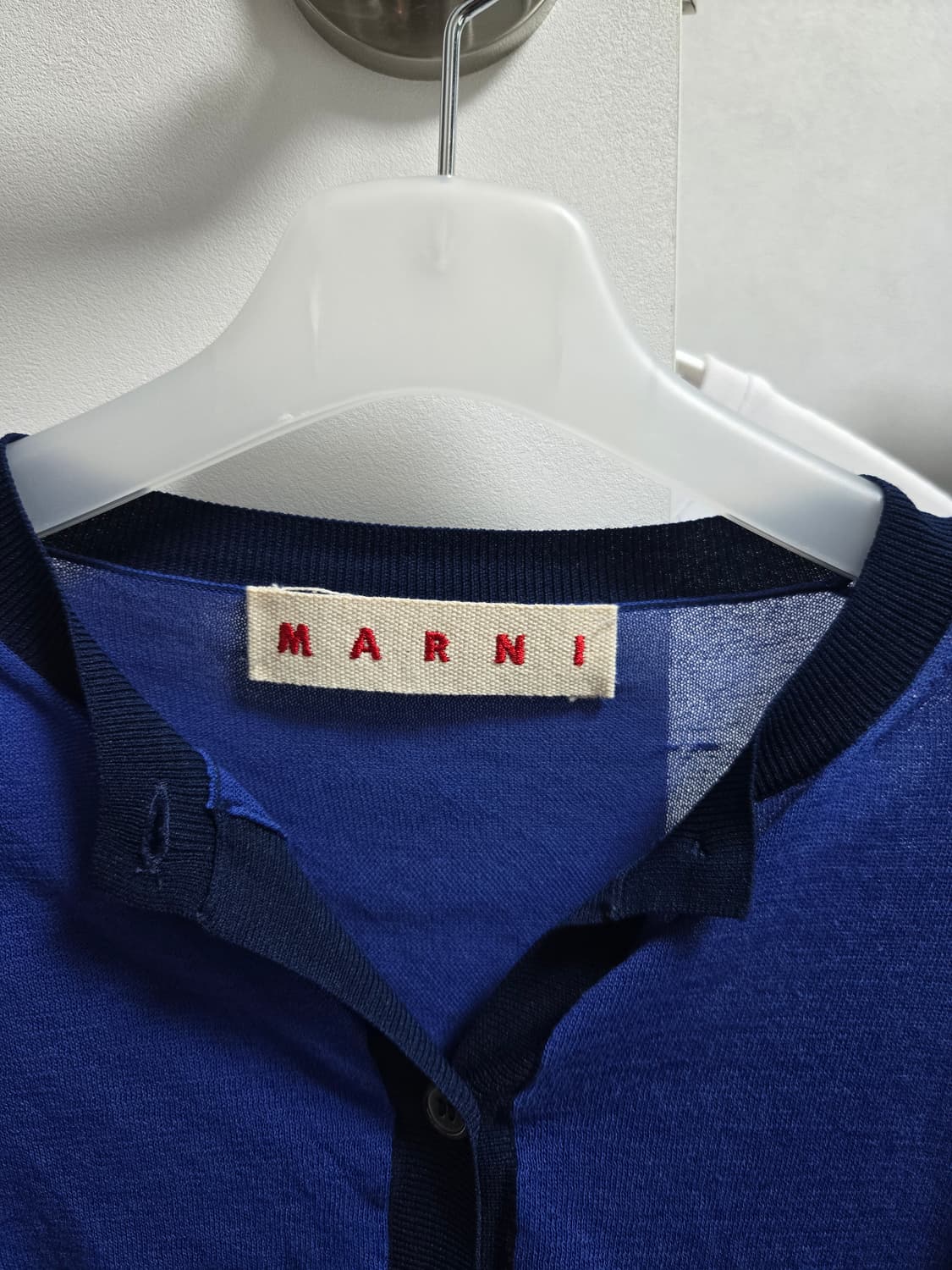 마르니 marni  칼라블록 가디건 38 상품이미지3