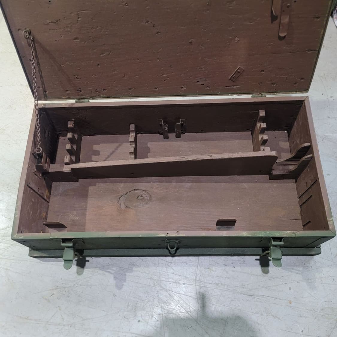 미 빈티지 우드 군용 박스
 상품이미지7