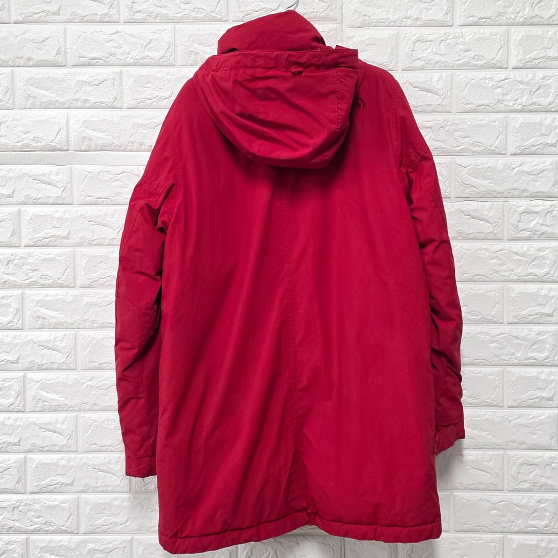 택포// 노스페이스 빨간색 겨울 파카 (90) 상품이미지4