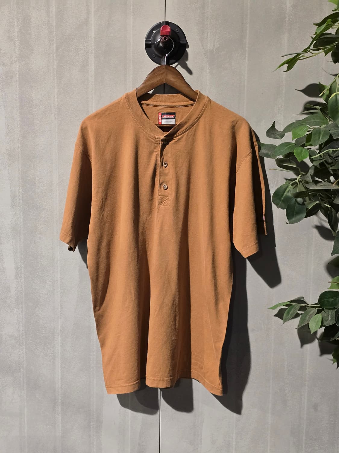 Dickies 헨리넥 코튼 반팔 티셔츠 상품이미지1