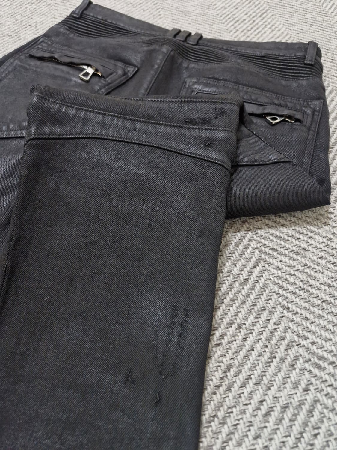 (민트급) 발망 h&m 코팅 바이커진 31 상품이미지5