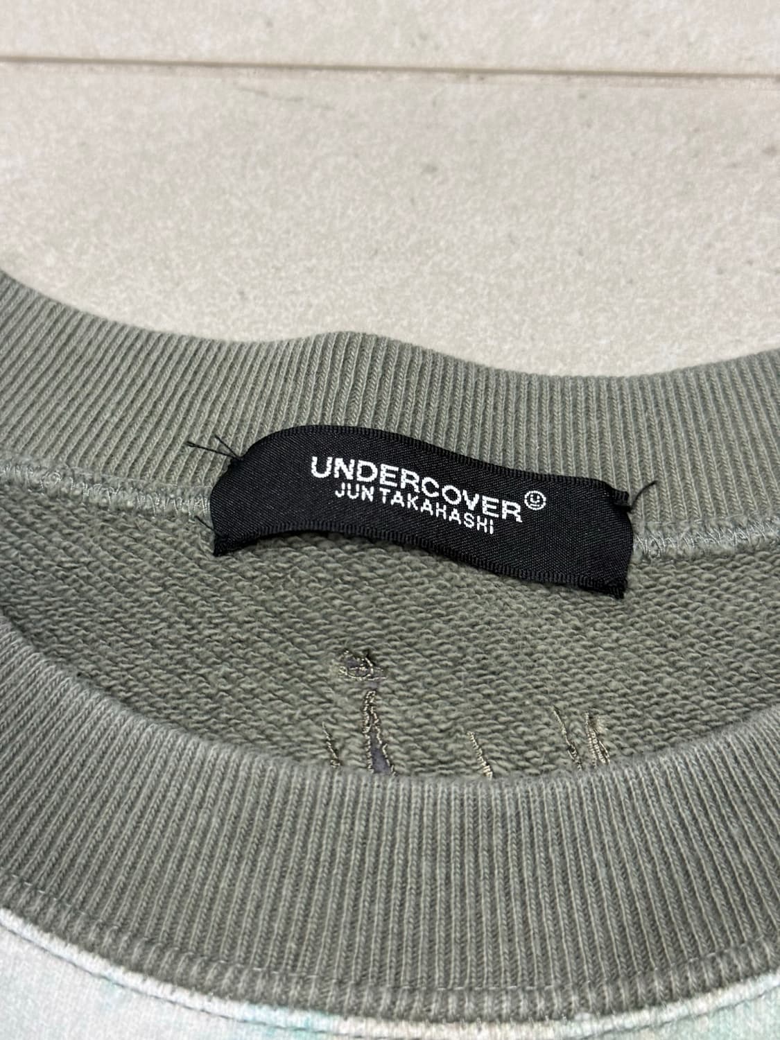 언더커버 x Marcus Akesson 맨투맨 스웨터 상품이미지2