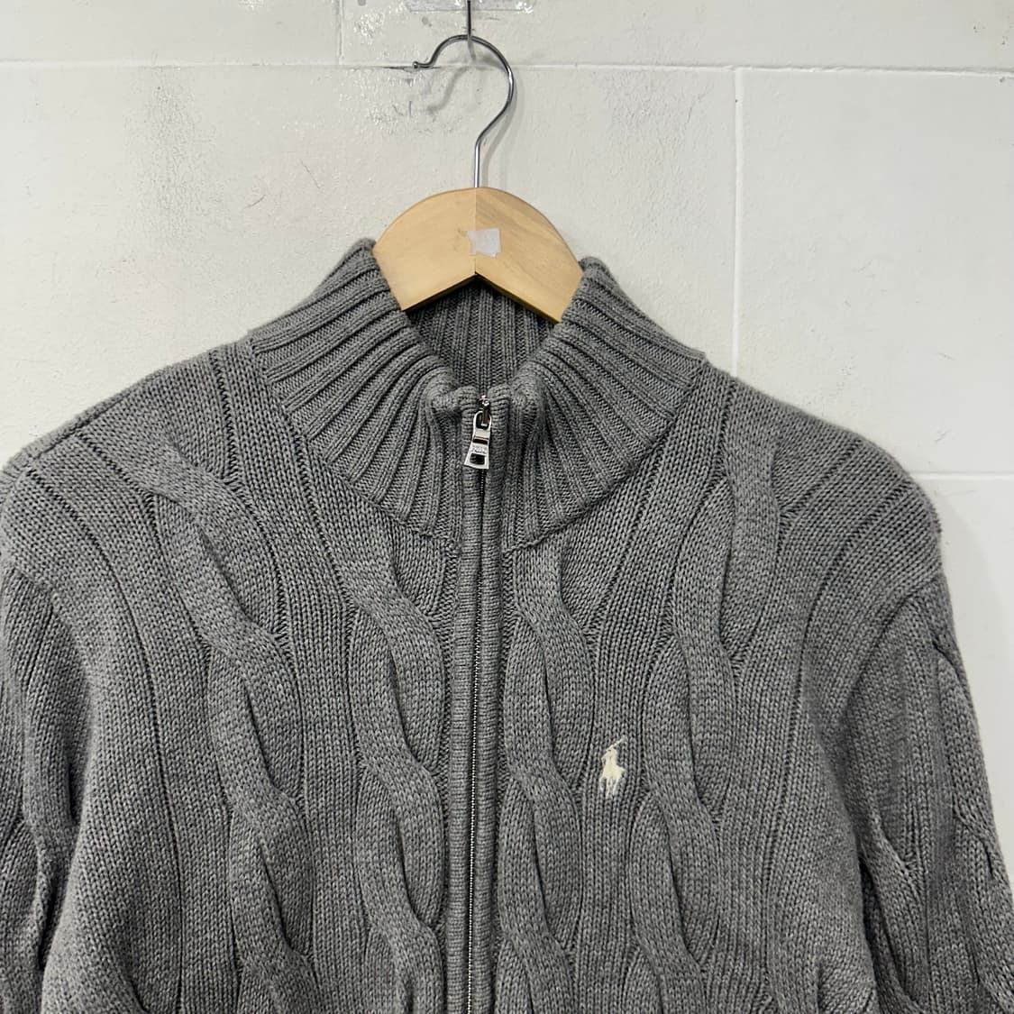 폴로 랄프로렌 꽈배기 집업 가디건 상품이미지2