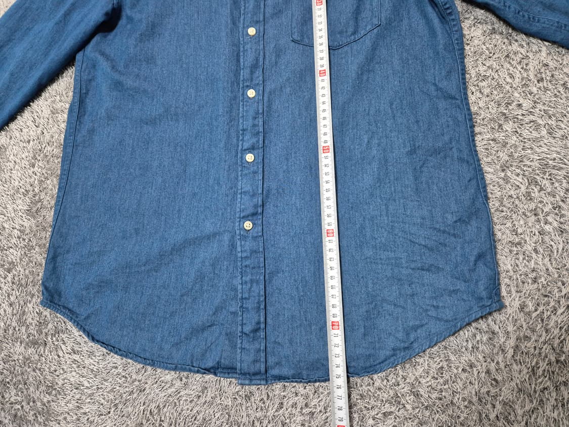 유니클로 남성 데님셔츠 L 상품이미지9