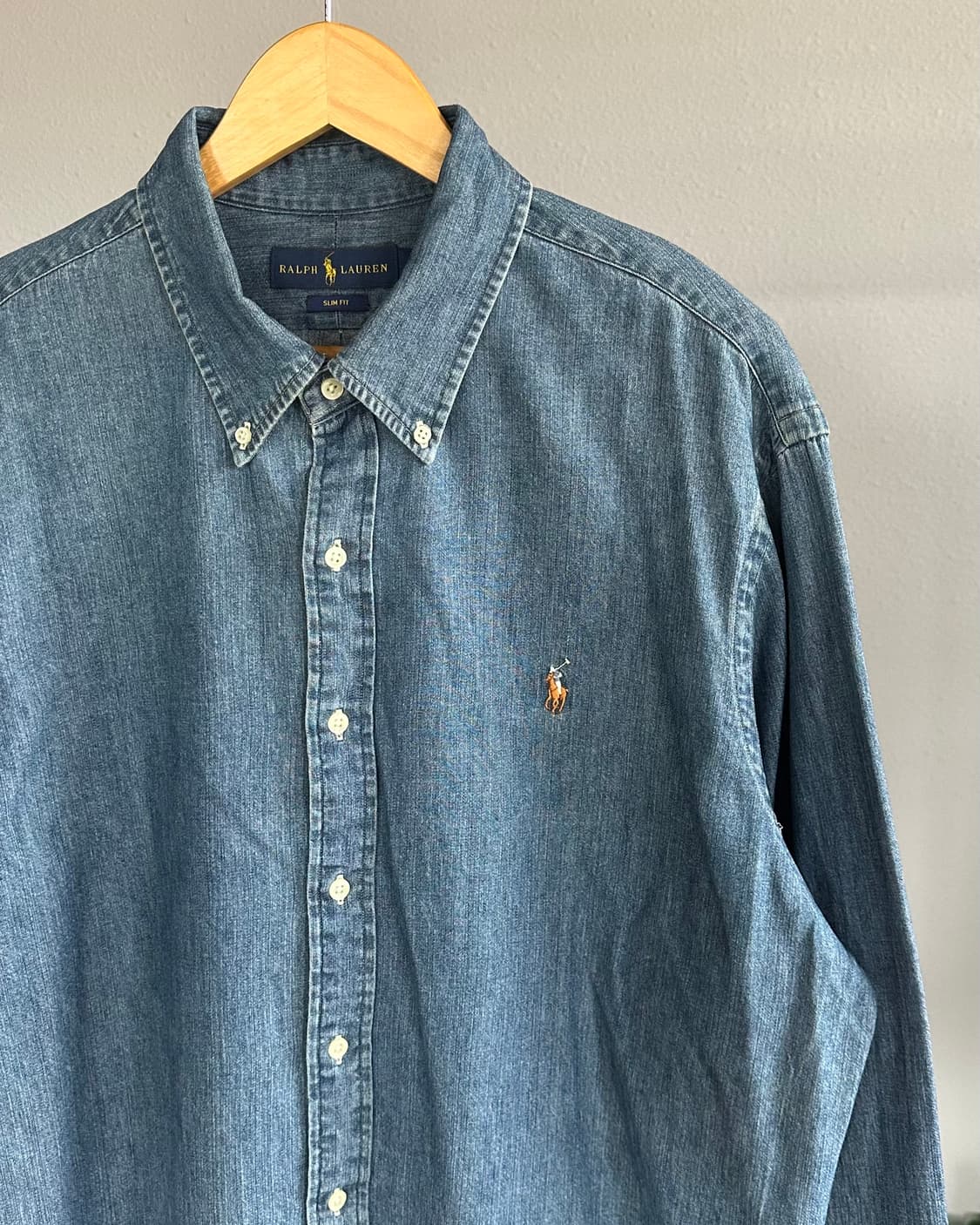 [2XL]폴로 랄프로렌 샴브레이 데님 셔츠   상품이미지3