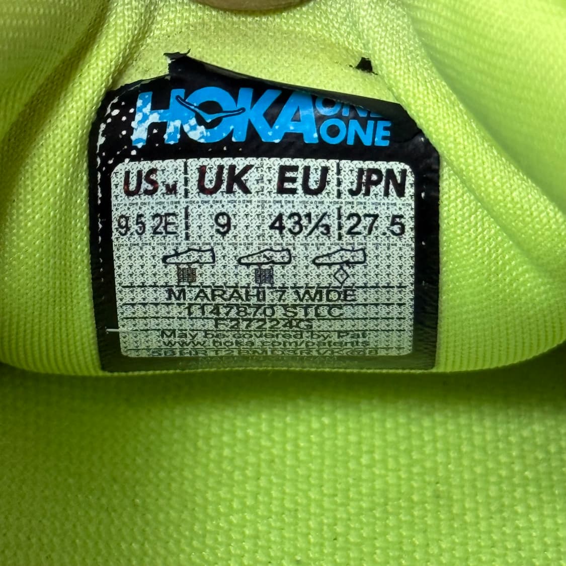 [정가 15만원] HOKA 호카 아라히7 러닝화 275 상품이미지9