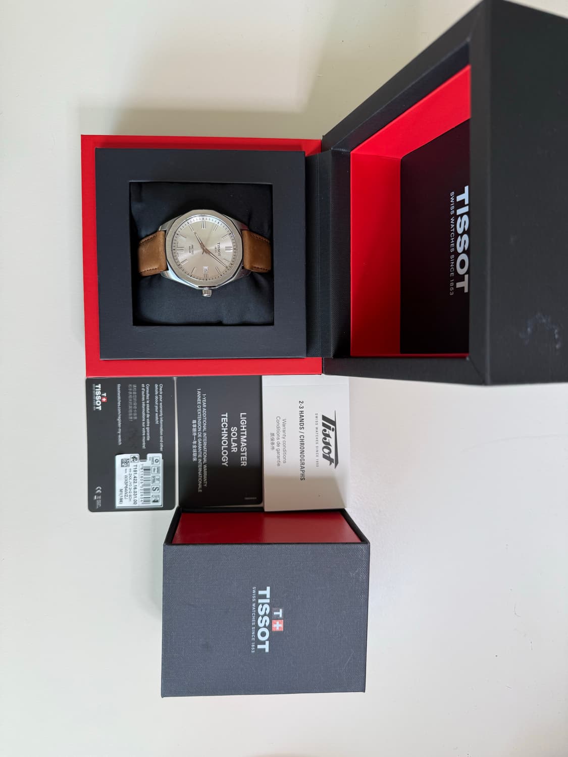 티쏘 PRC100 솔라 (브라운 레더) 판매합니다 상품이미지6