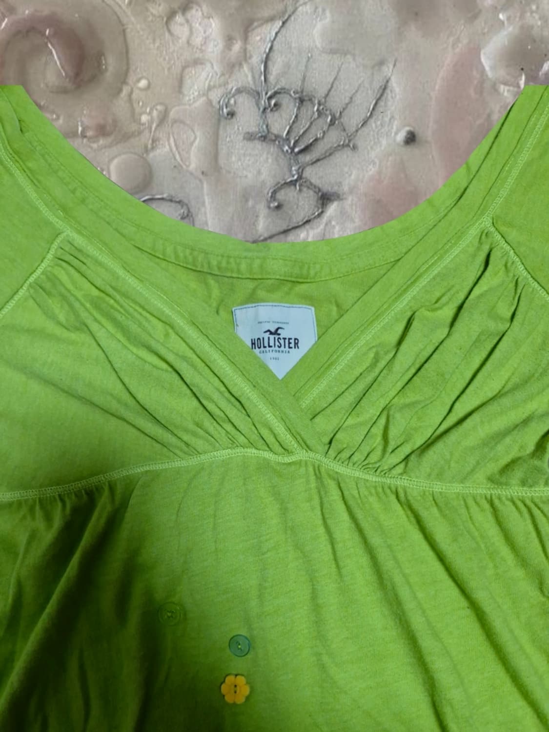 Hollister 홀리스터 미국 빈티지 섹시 브이넥 핀터레스트 티셔츠 상품이미지5