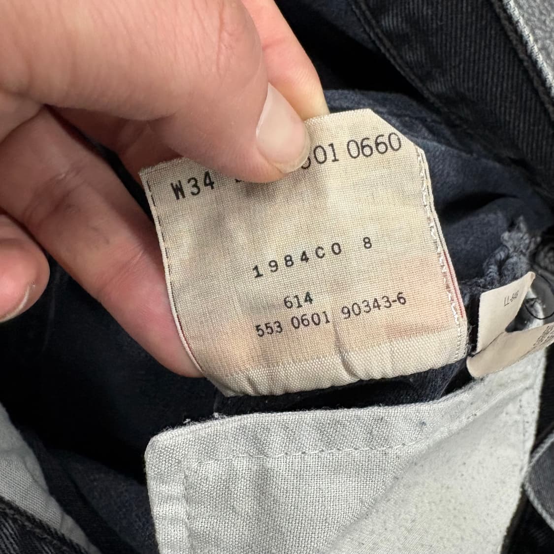 32)리바이스501커스텀 스파이더웹데님 상품이미지7