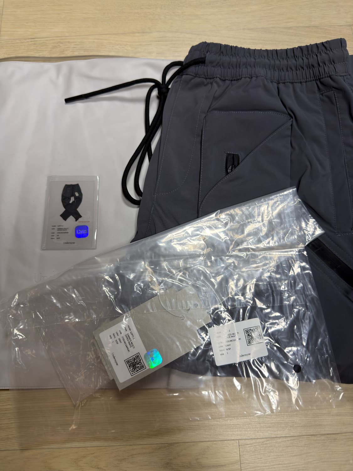 언더마이카 GZPT1-2 그레이 사이즈1 상품이미지1