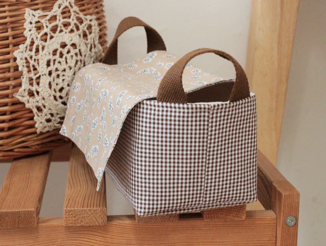 핸드메이드 패브릭 바구니 상품이미지3