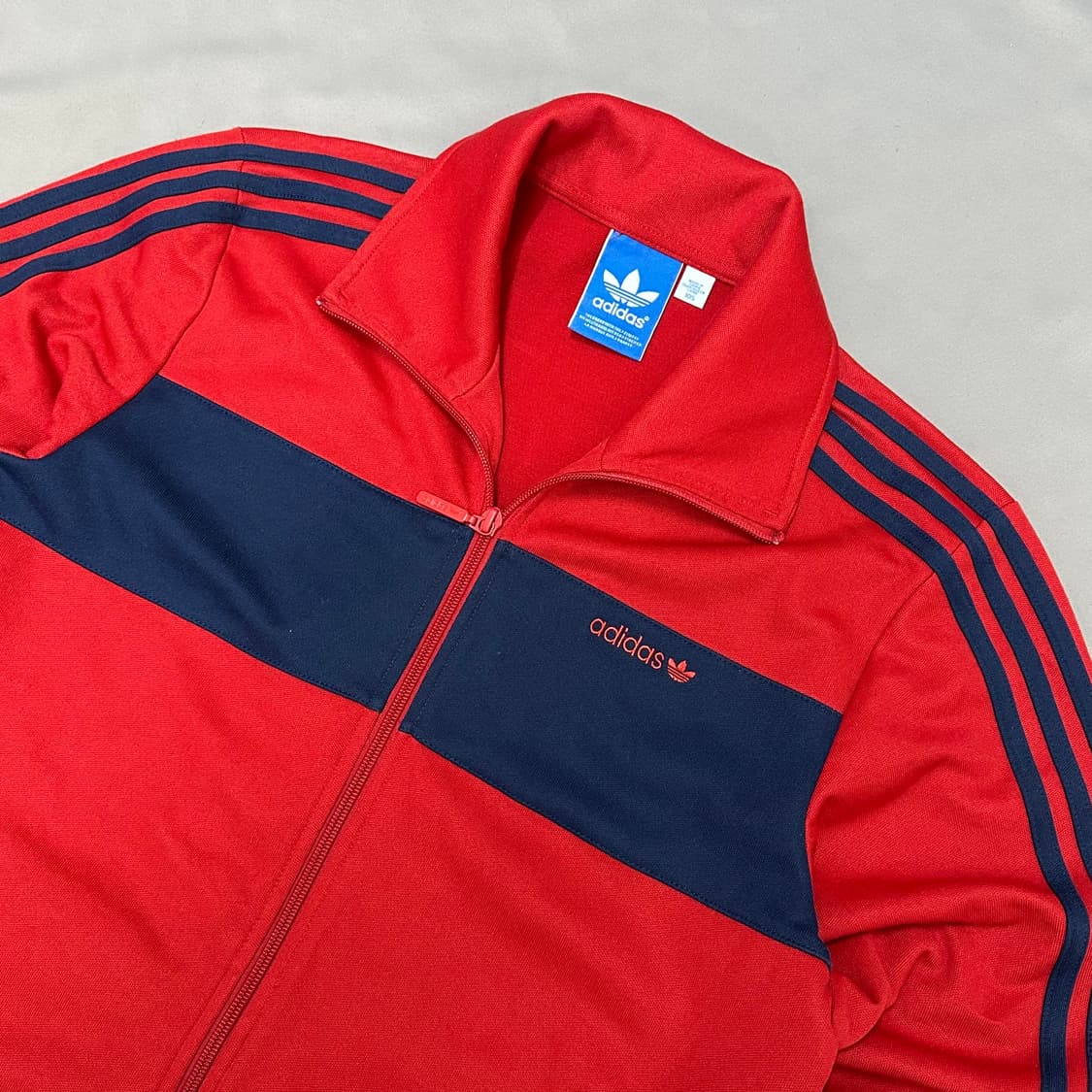 아디다스 베켄바우어 버건디/네이비라인 빈티지 져지 105 상품이미지4