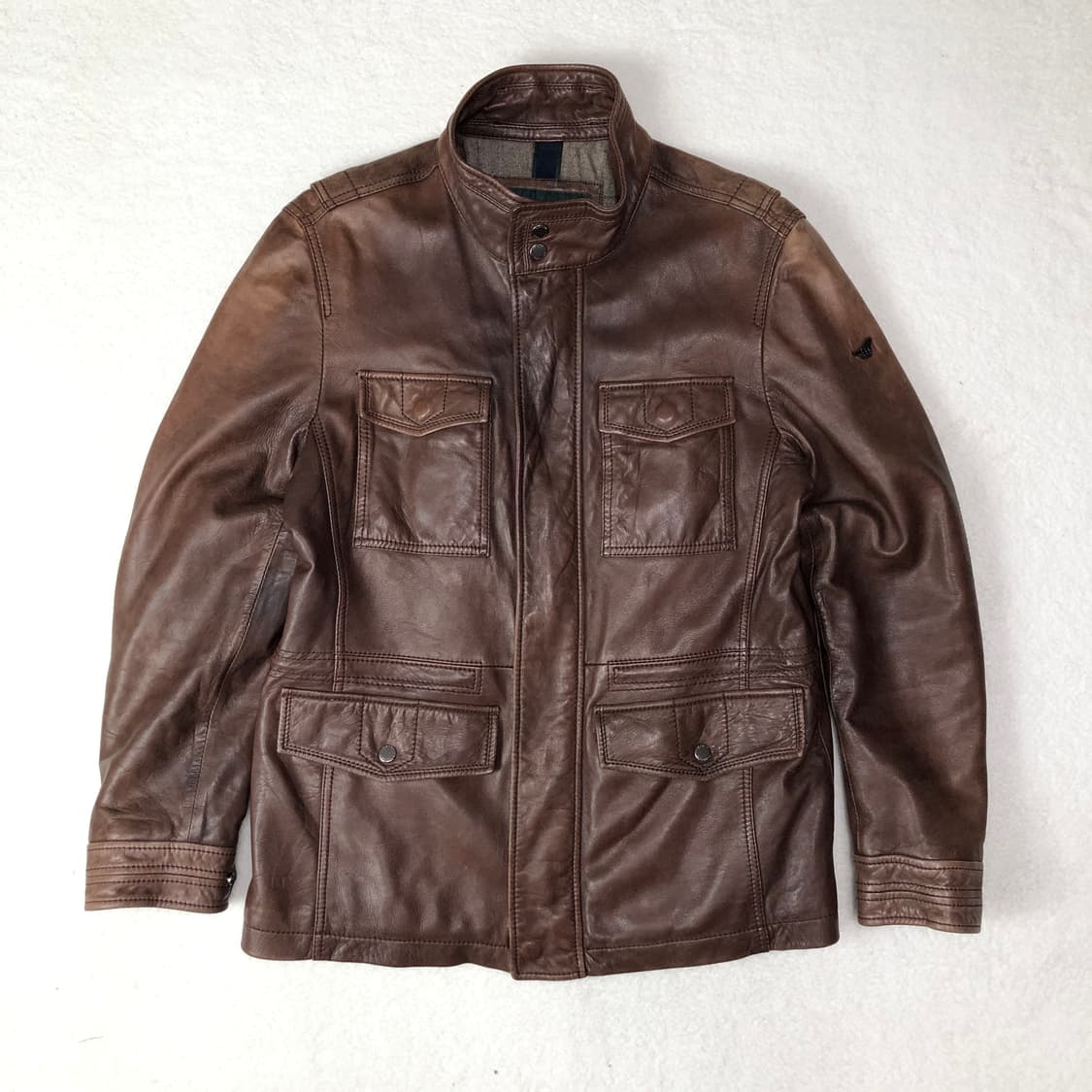 헨리코튼 레더자켓  상품이미지1