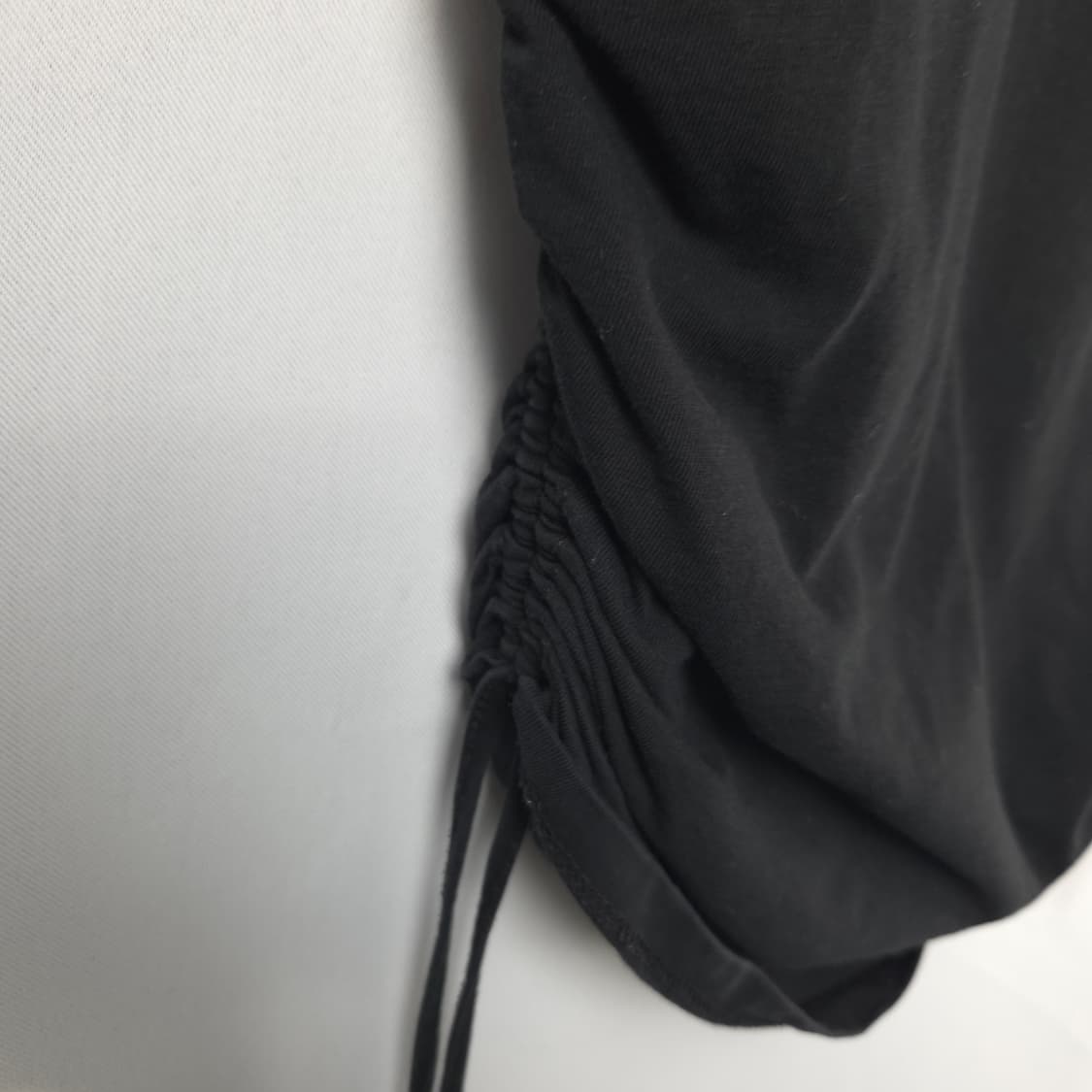 여S-M 자라 셔링 크롭 반팔 티셔츠 상품이미지4